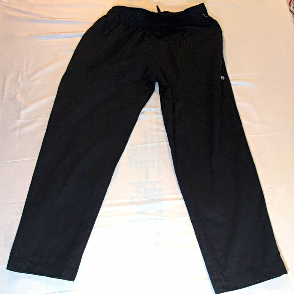Chef Works Black Chef Uniform Pants Size L Cotton/Polyester Twill Unisex